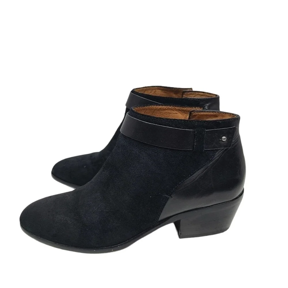 Madewell‎ Charley Collar-Stud Style Suede Booties 8